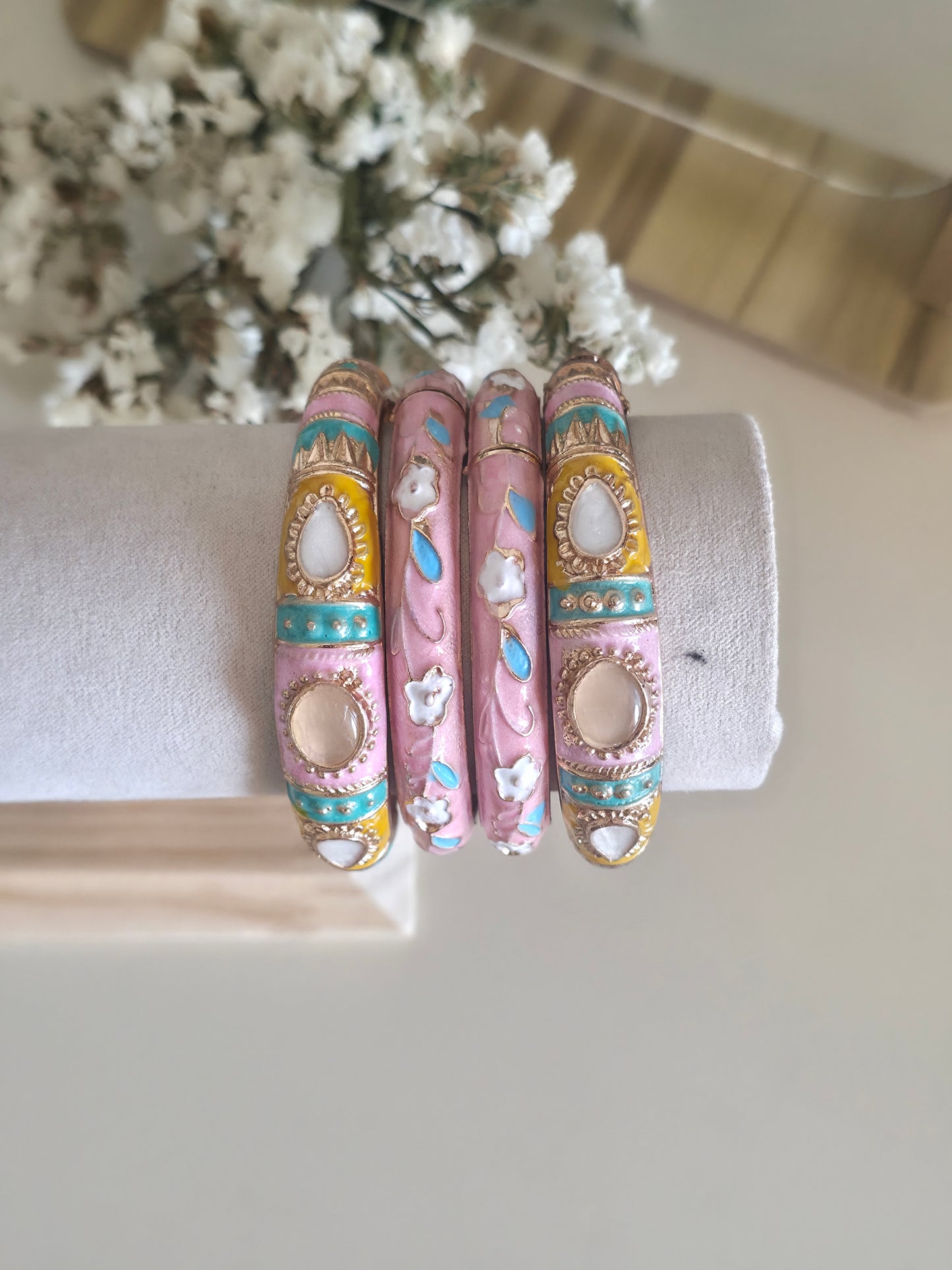 Pastel Vintage Bangle Combo