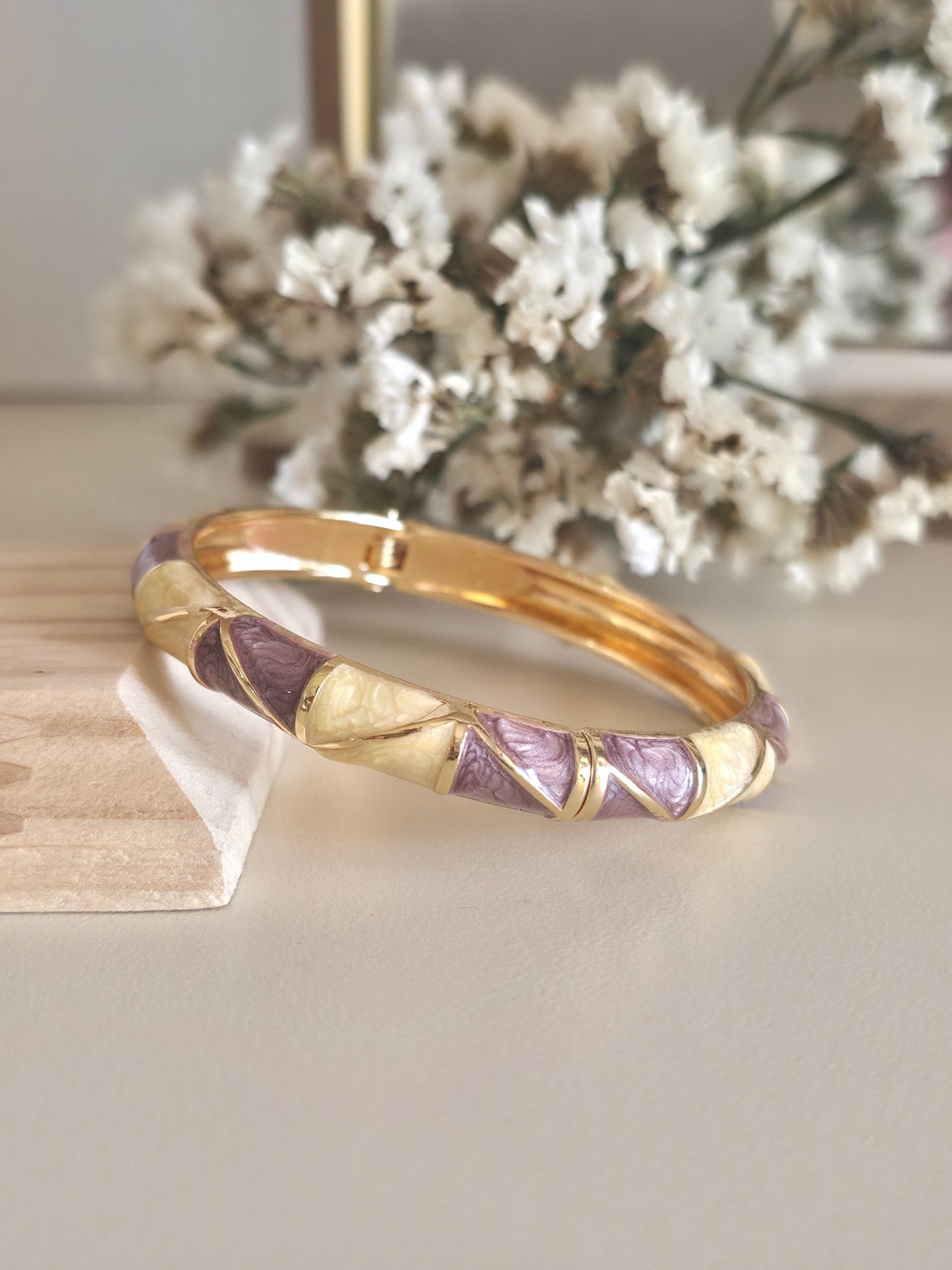 Purple Chess Bangles