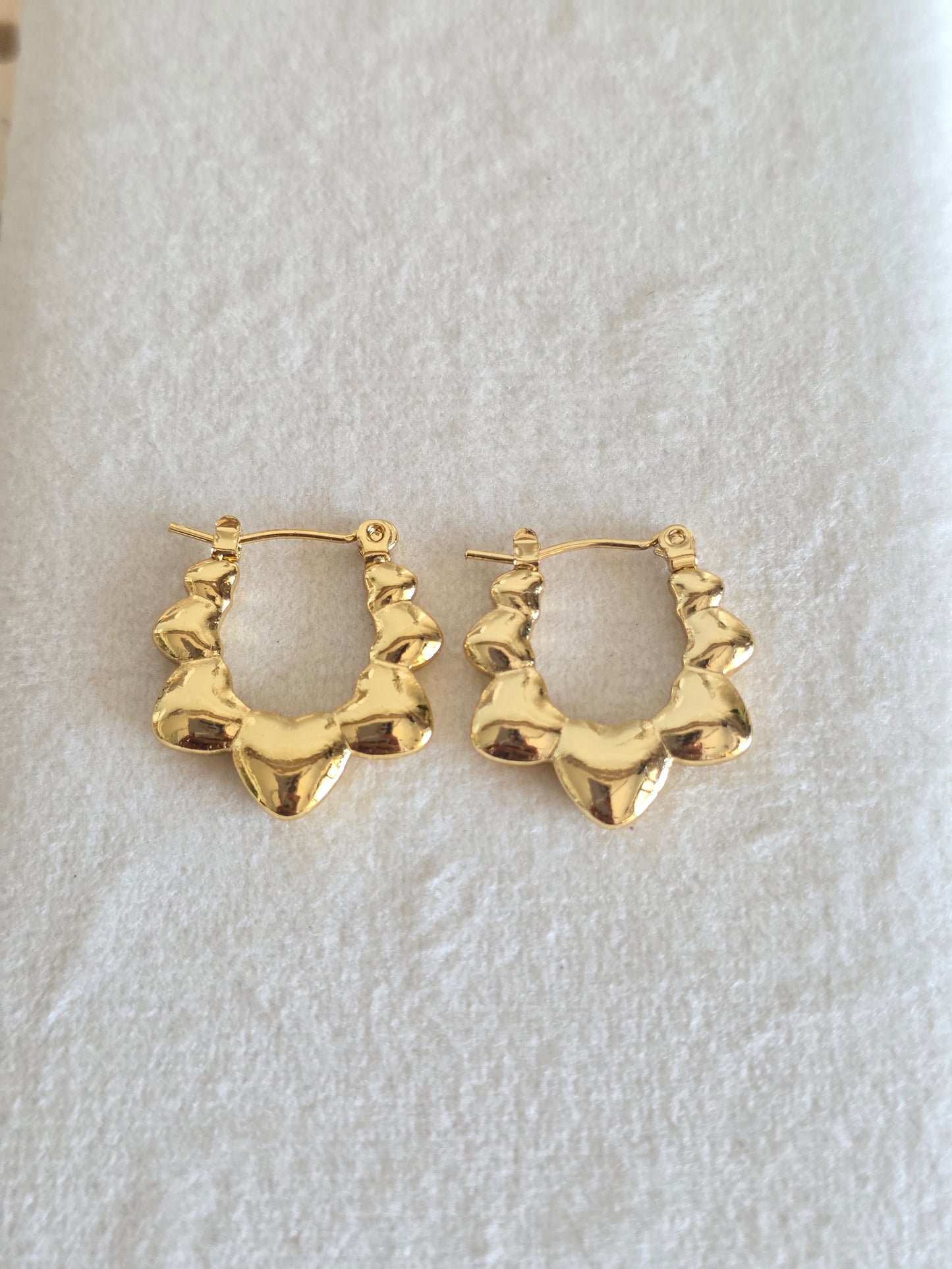 Bubbly Star Hoops