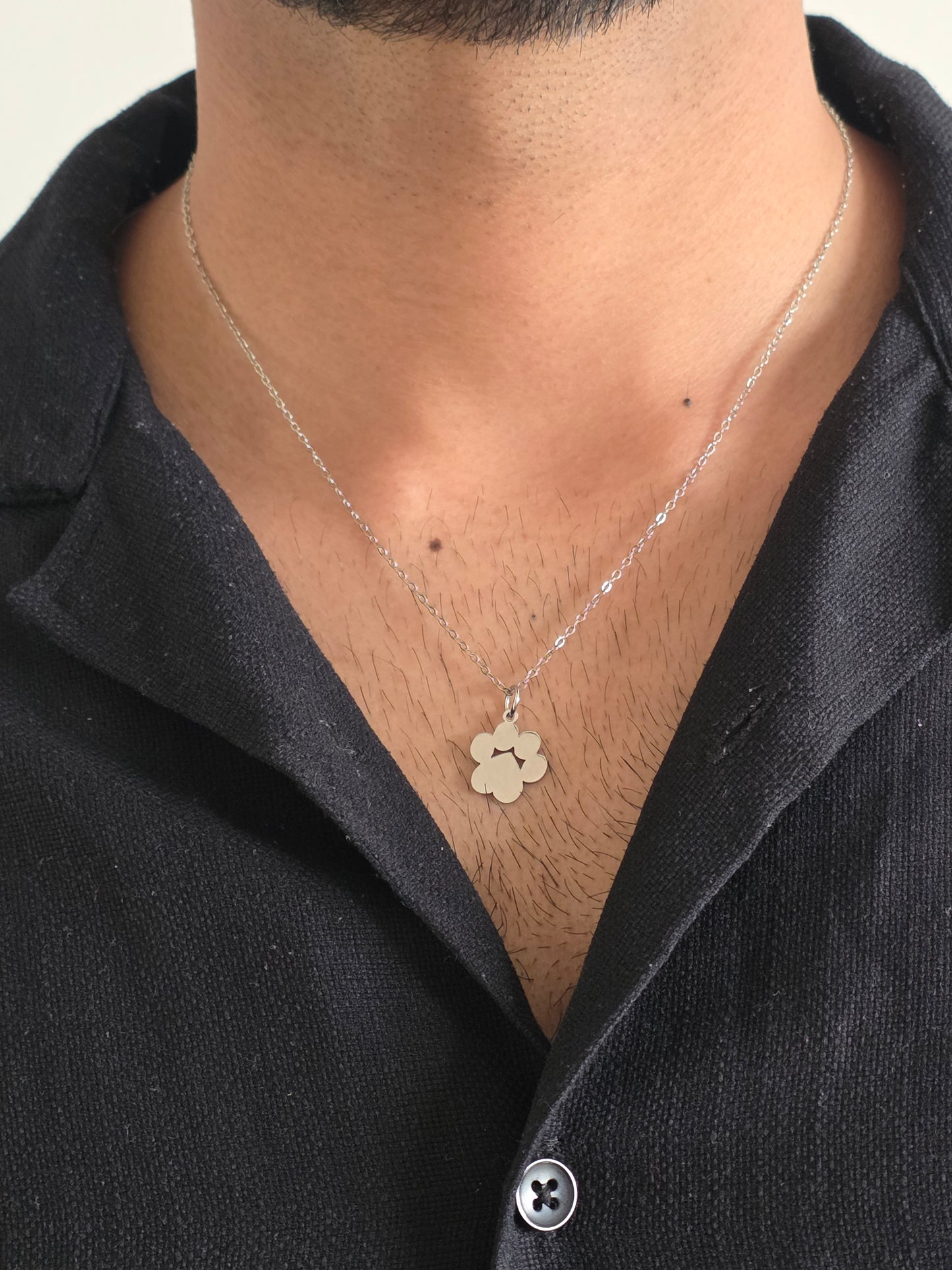 Silver Paw Chain