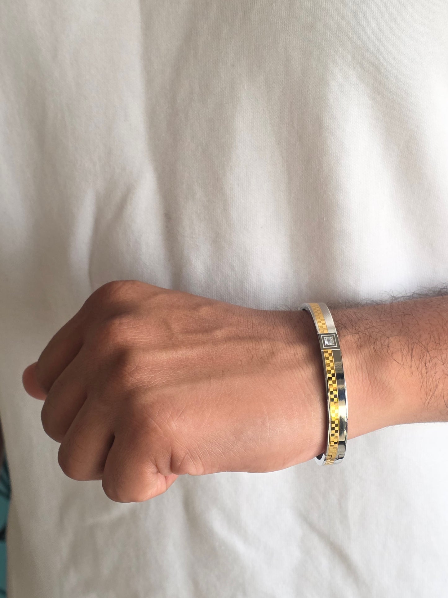 Silver Wrist Band