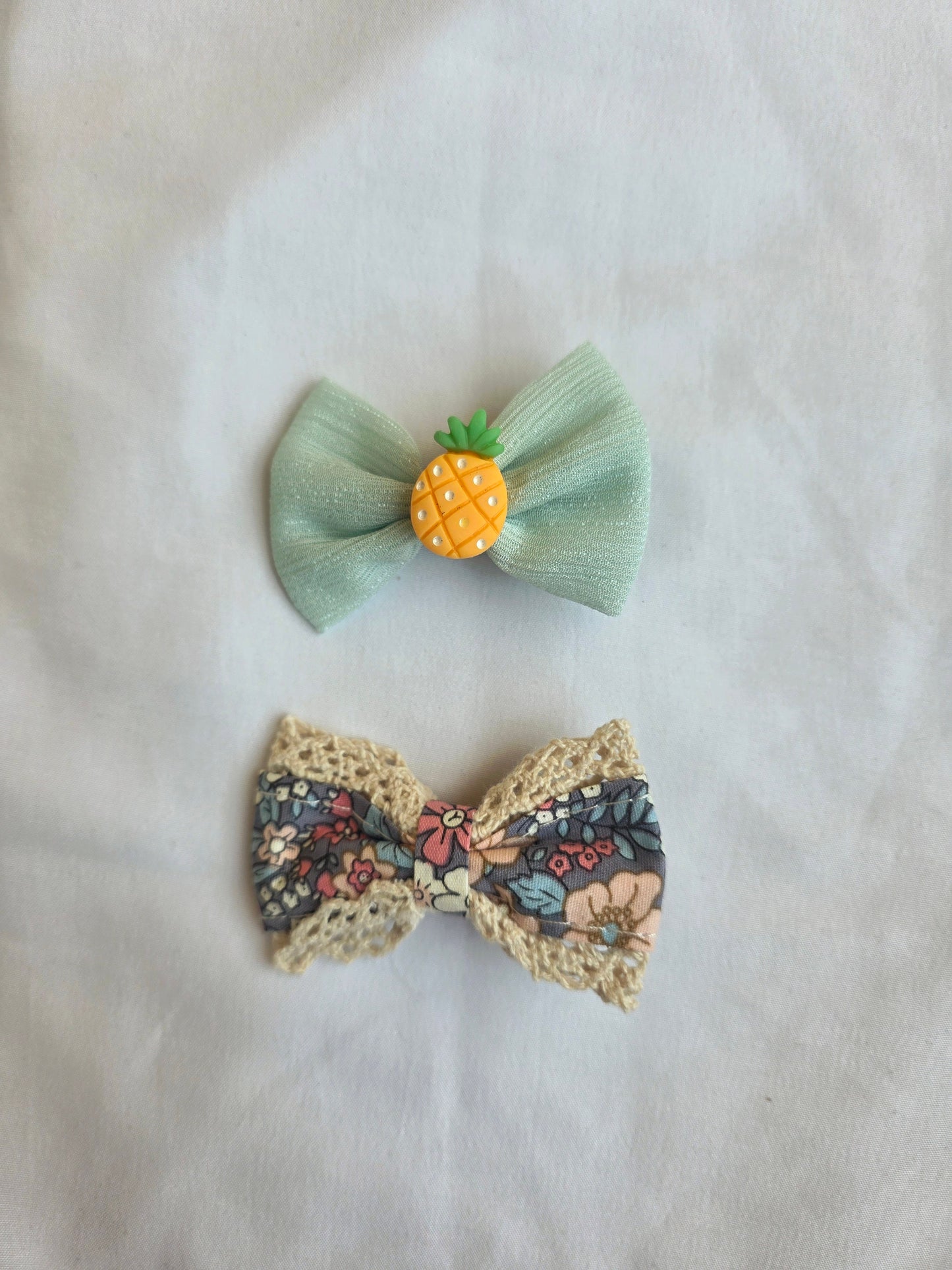 Bow Hair Clip Combo
