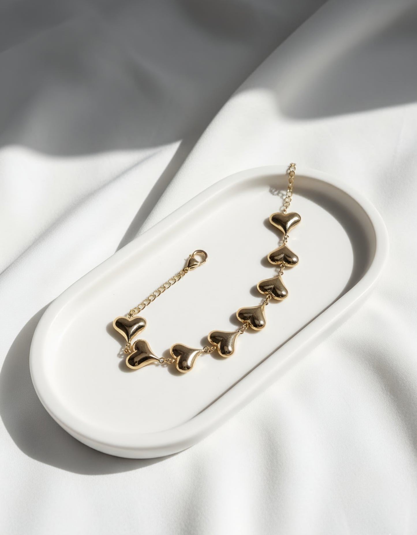 Heart Stack Bracelet