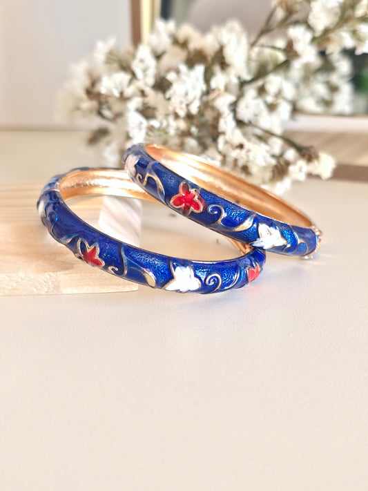 Royal Blue Bangles (set of 2)