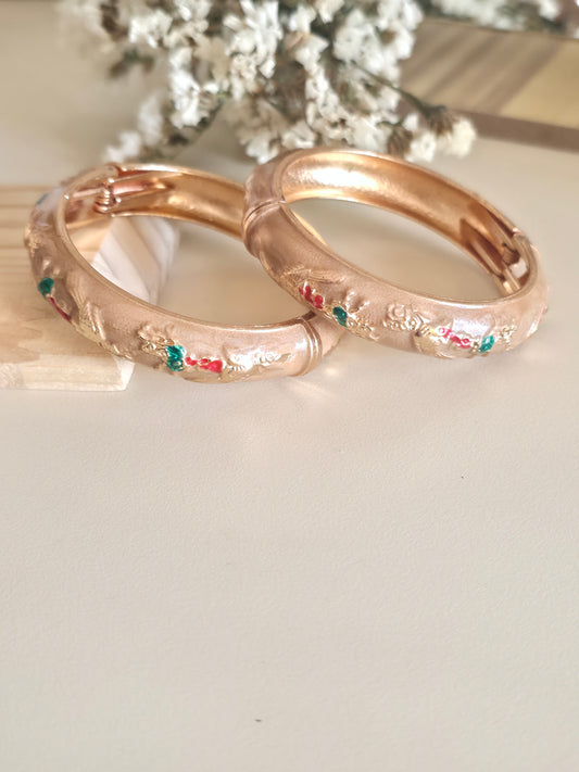Golden Bangles (Set of 2)
