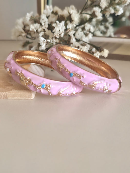 Pink Bangles (Set of 2)