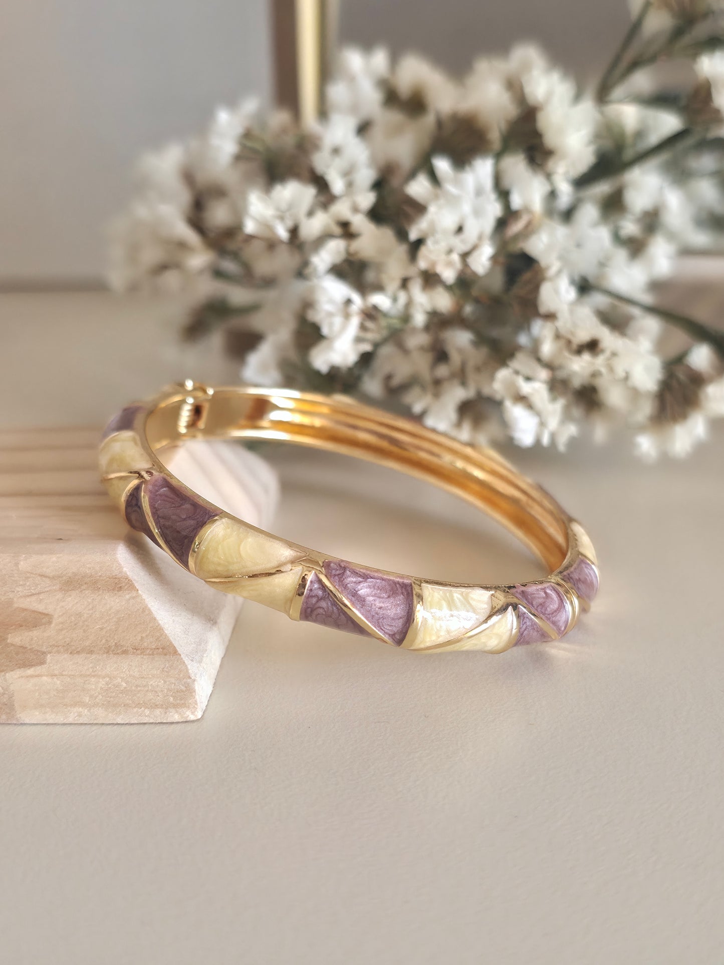 Purple Chess Bangles