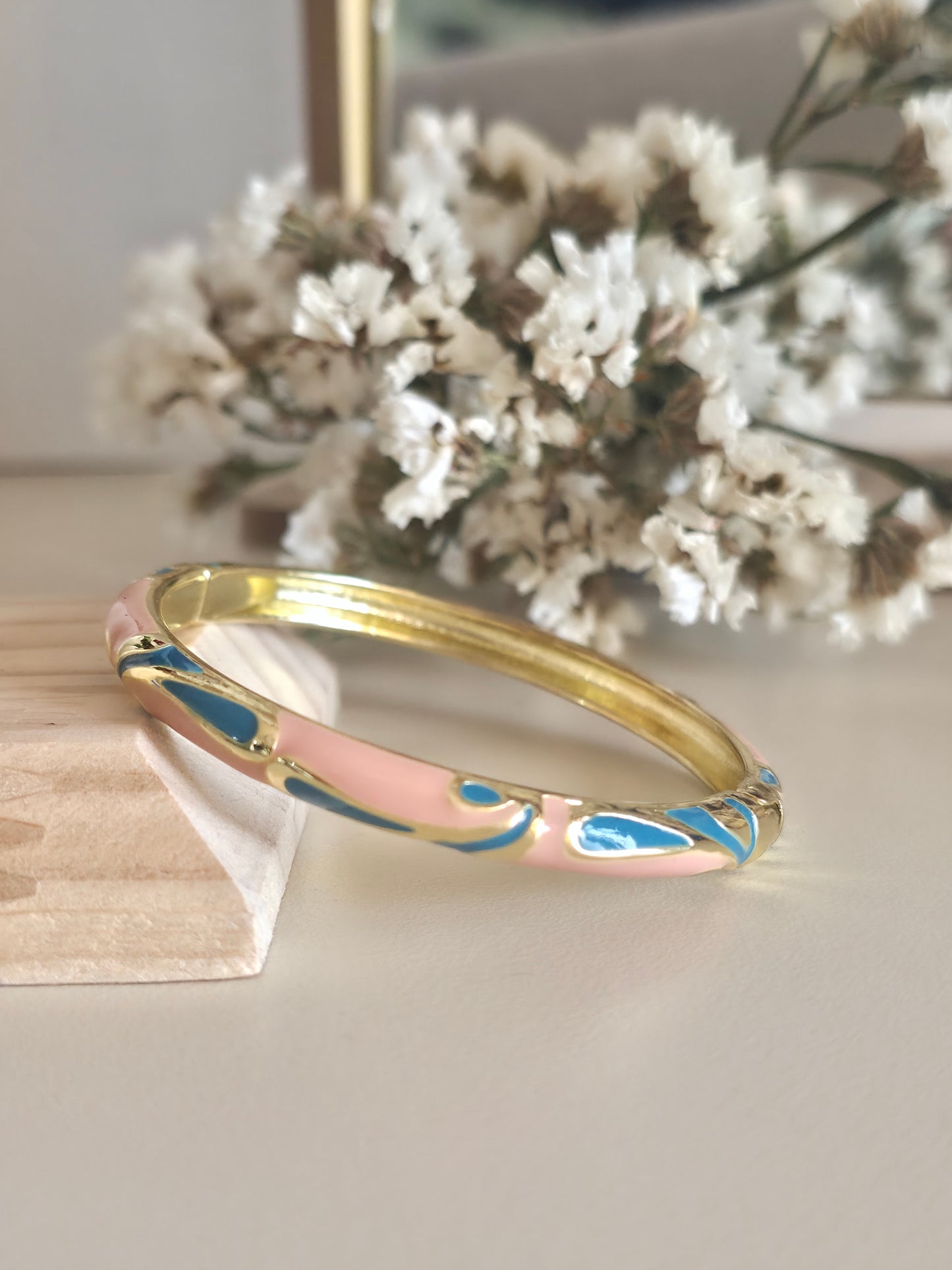 Peach Bloom Bangles