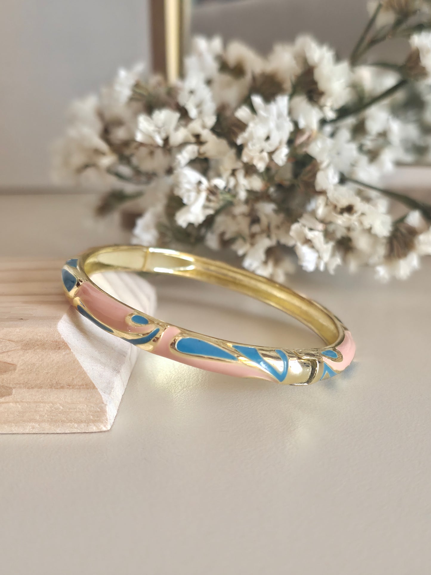 Peach Bloom Bangles