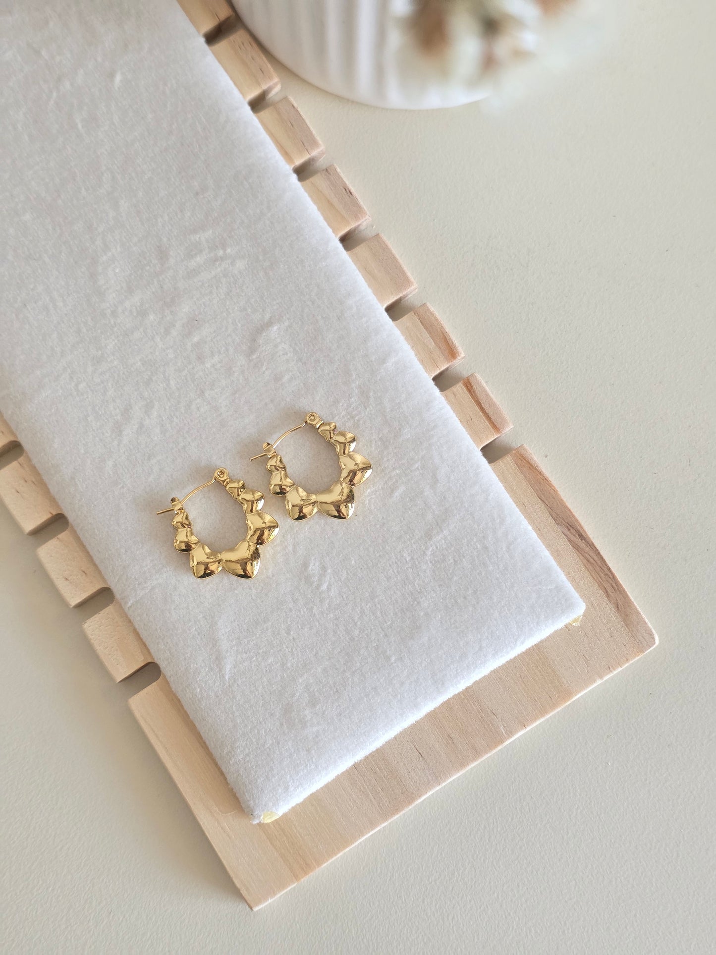Bubbly Star Hoops