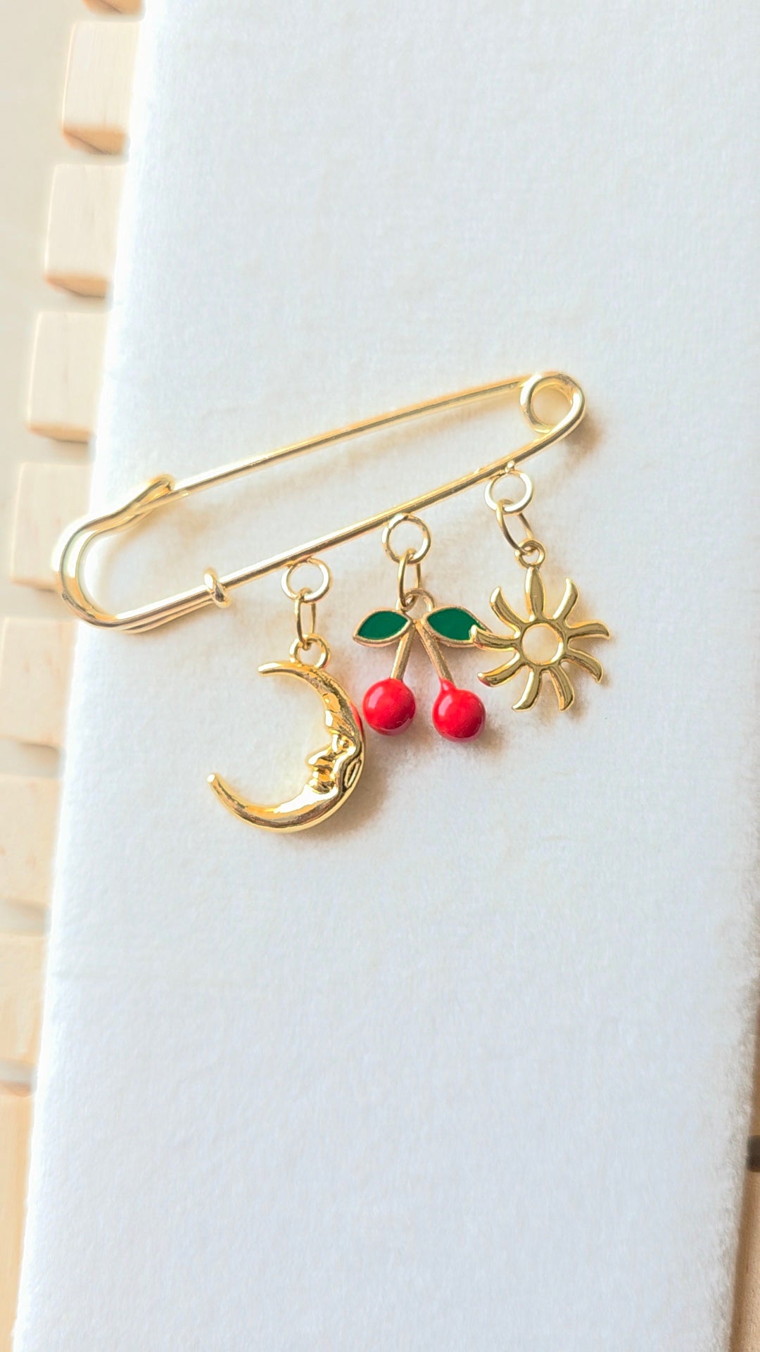 Cherry Charm Brooch
