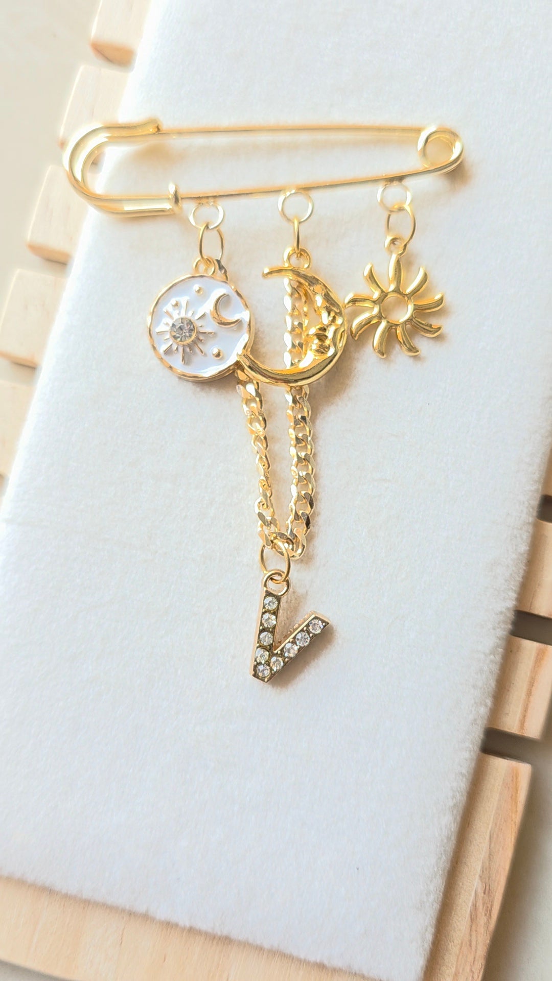 Solar Charm Brooch