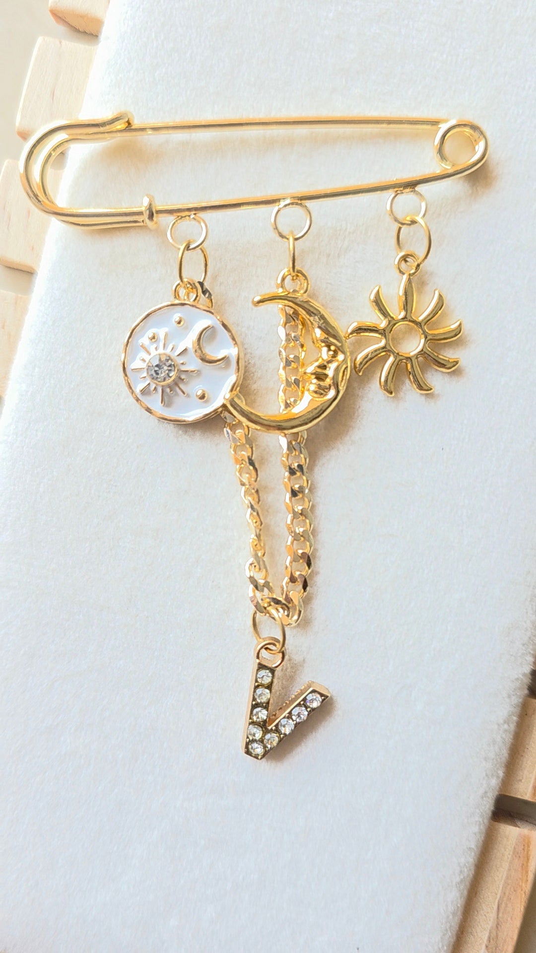 Solar Charm Brooch