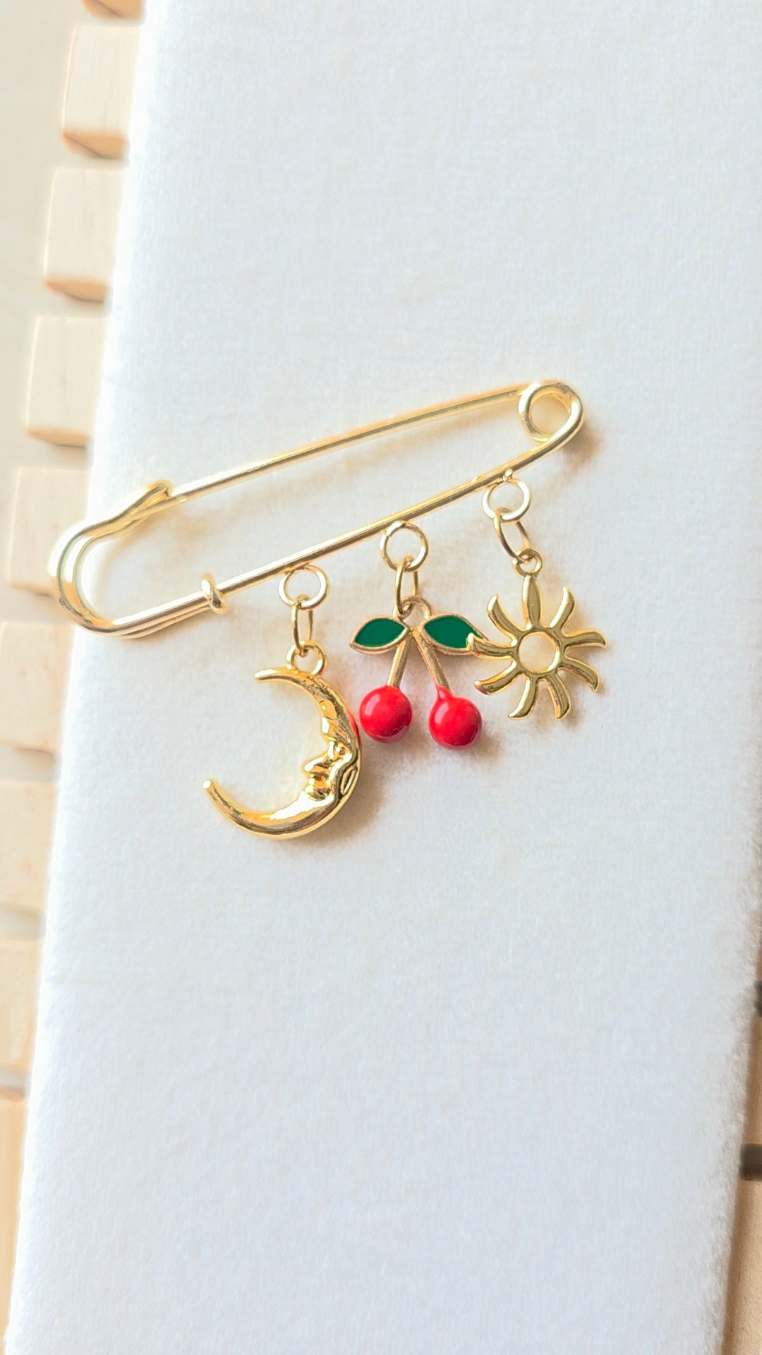 Cherry Charm Brooch