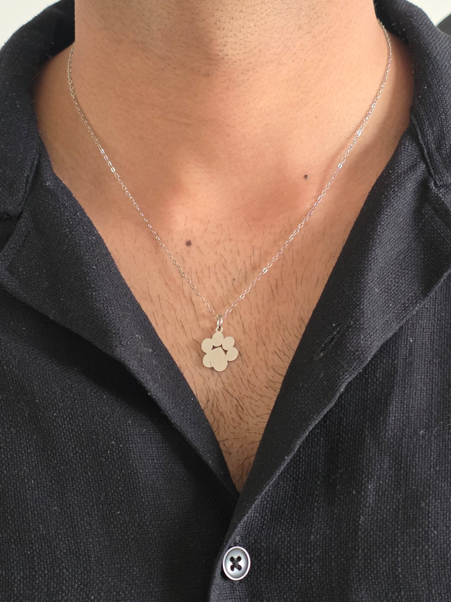 Silver Paw Chain