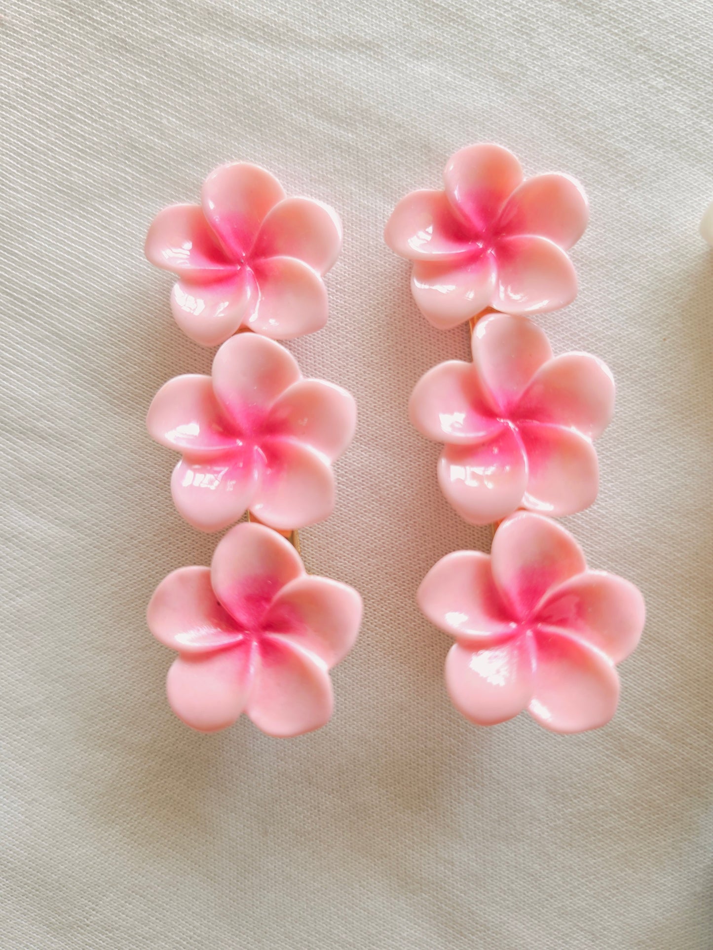 Flower Hair Clips -Pair