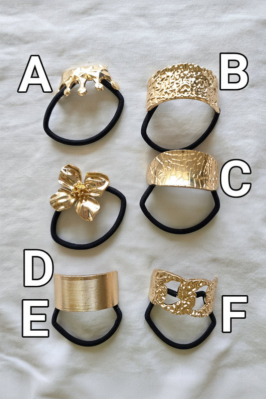 Metallic Hair Ties