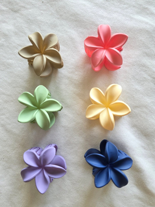Pastel Flower Claw Clips (Small)