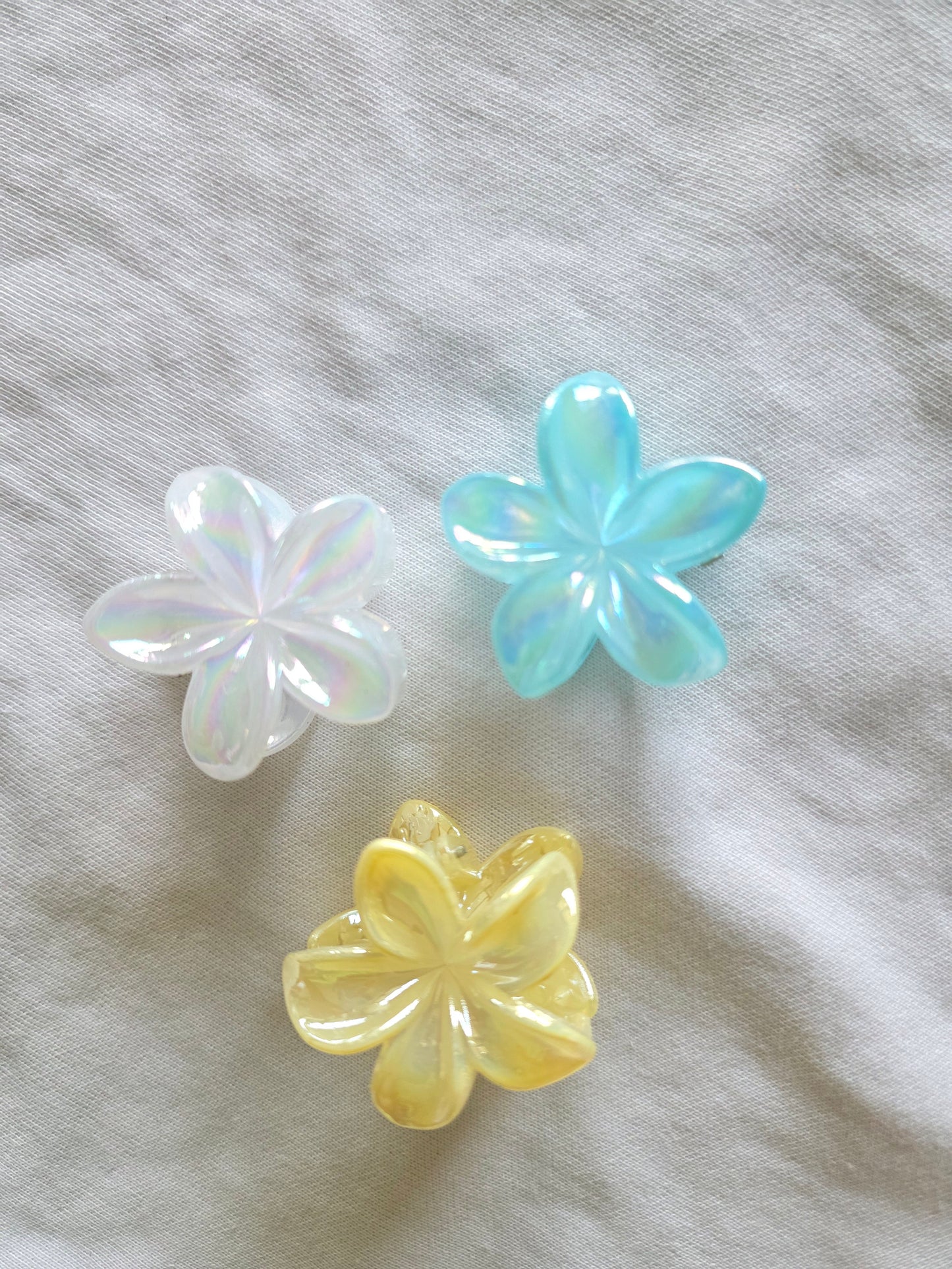 Glossy Flower Claw Clips (Small)