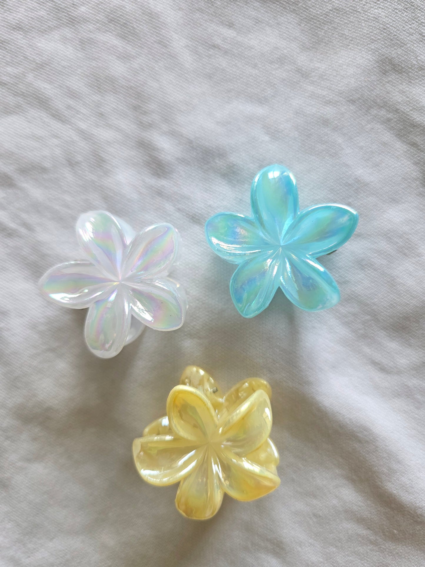 Glossy Flower Claw Clips (Small)